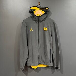 Jordan Michigan Men's Black and Yellow Jacket